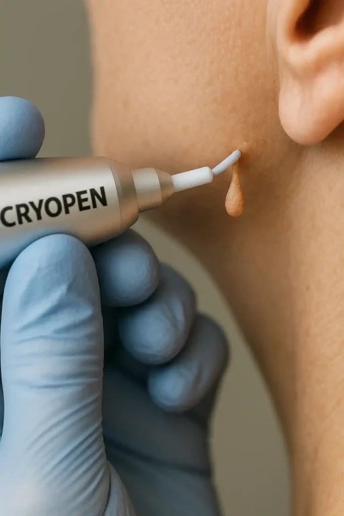 Cryopen for skin tags removal Greenwich speak to our team today!