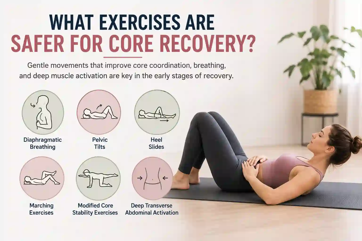 Which exercises may help diastasis recti Greenwich?